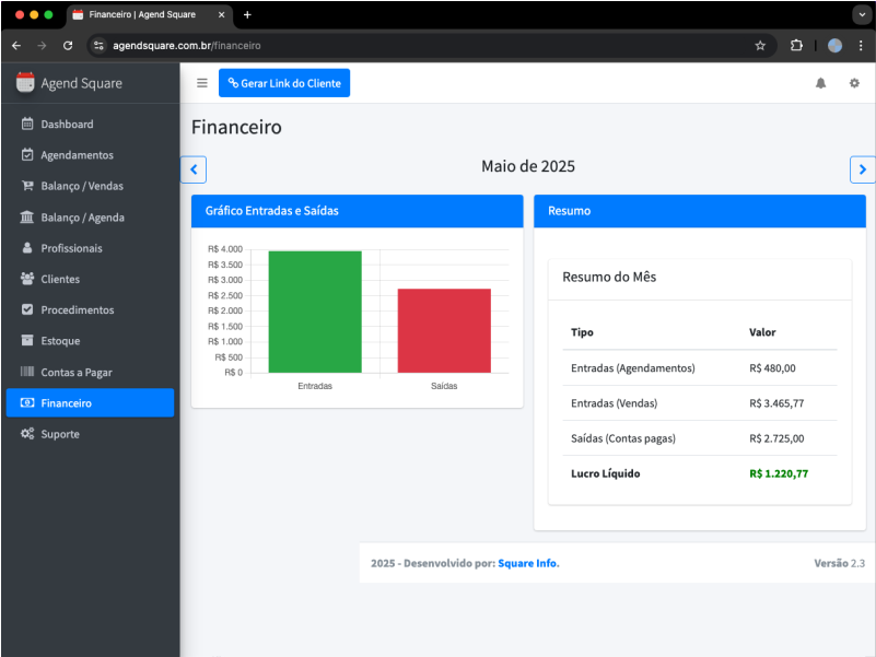 Sistema de Agendamento
